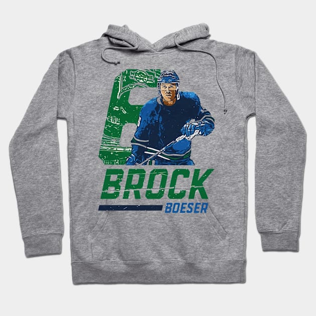 Brock Boeser Vancouver Wing Hoodie by Erianna Bee